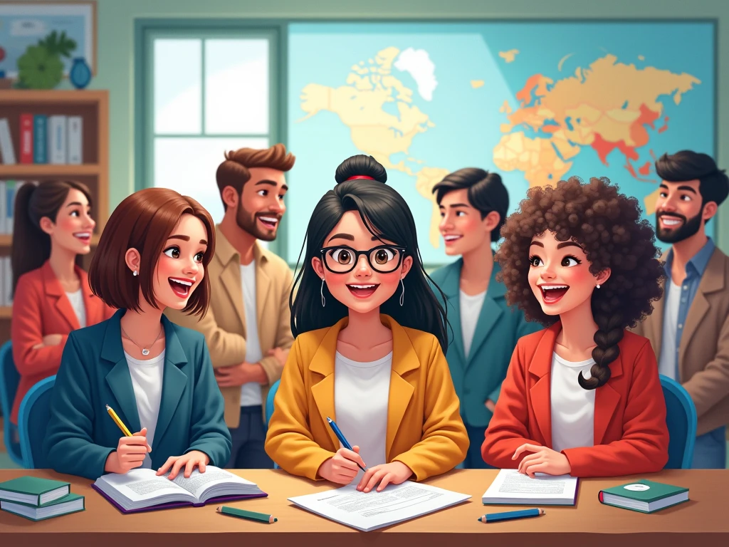 Successful language students at Departmentpremiu